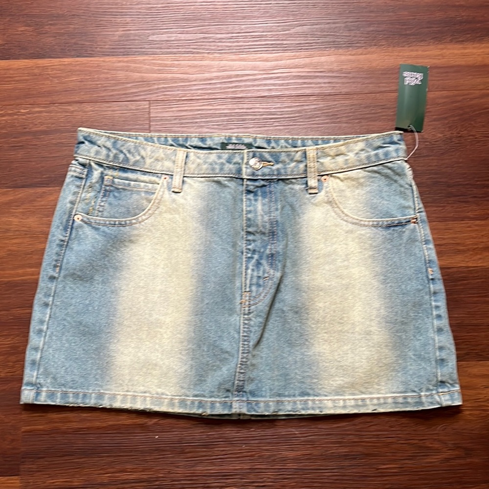 Wild fable, womens jean faded stripe skirts, multiple sizes, new with tags